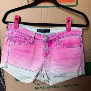 Juicy Couture Pink Ombre Women's Jean Shorts